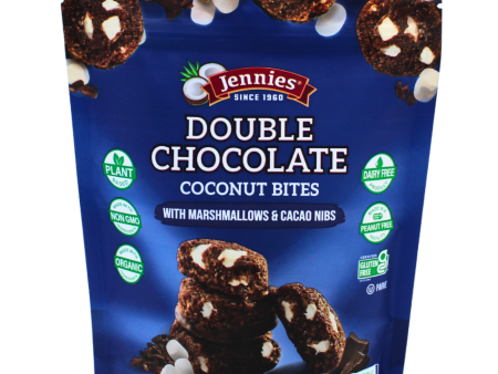 Jennies Organic Double Chocolate Coconut Bites 5.25oz For Discount