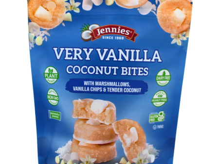 Jennies Organic Verry Vanilla Coconut Bites 5.25oz For Cheap