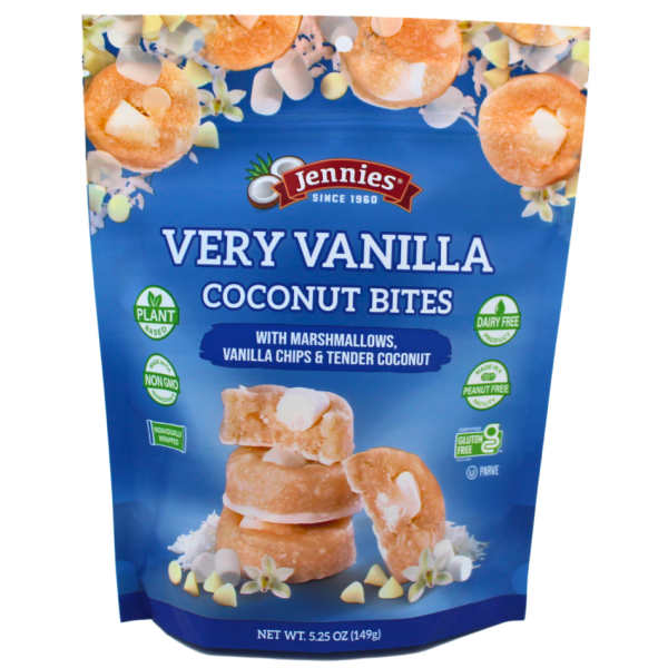 Jennies Organic Verry Vanilla Coconut Bites 5.25oz For Cheap