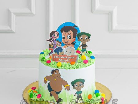 Chota Bheem Cutout Cake Supply