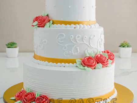 3 Tier Wedding Cake Online