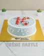 Floral Number Cake Online Hot Sale