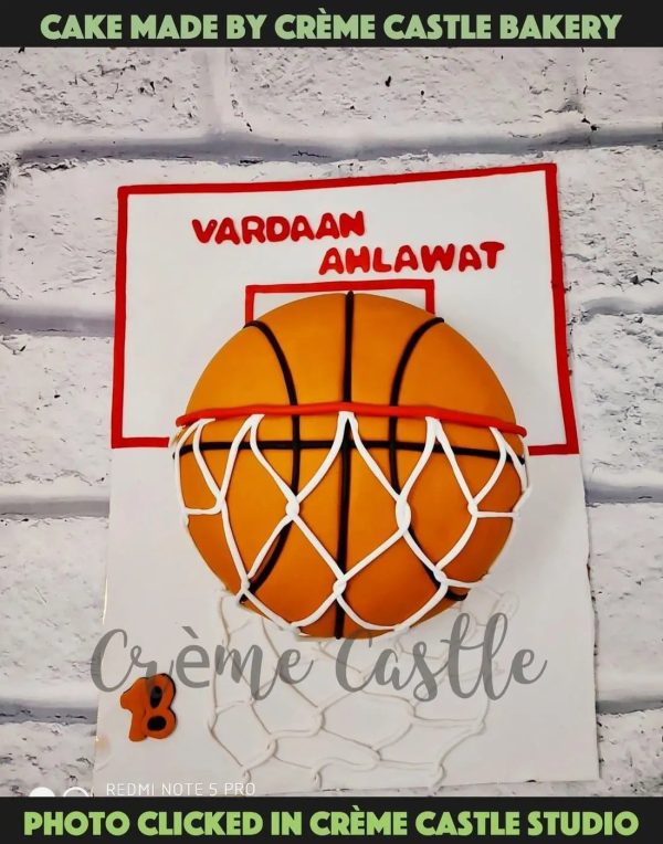 Basket Ball Shape Cake Cheap