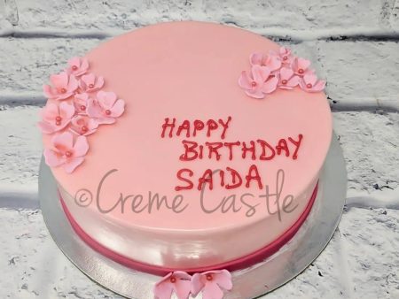 Floral Theme Cake Cheap