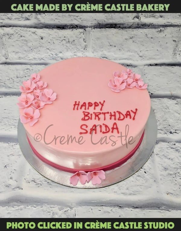 Floral Theme Cake Cheap