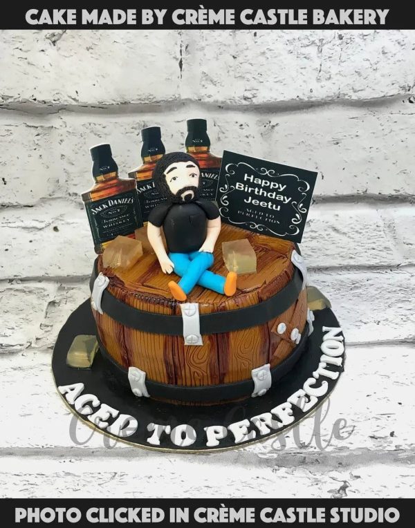 Whiskey Barrel Cake Hot on Sale