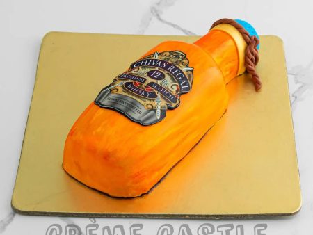 Chivas Regal Bottle Theme Cake For Cheap