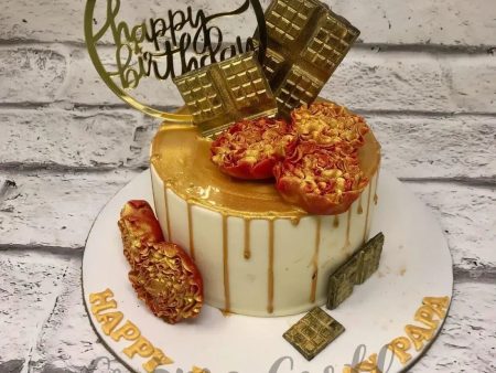 Glitter and Gold Cake For Discount