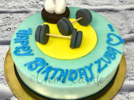 Gym Workout Theme Cake Online