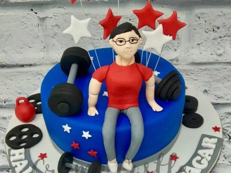 Body Builder Gym Cake For Sale