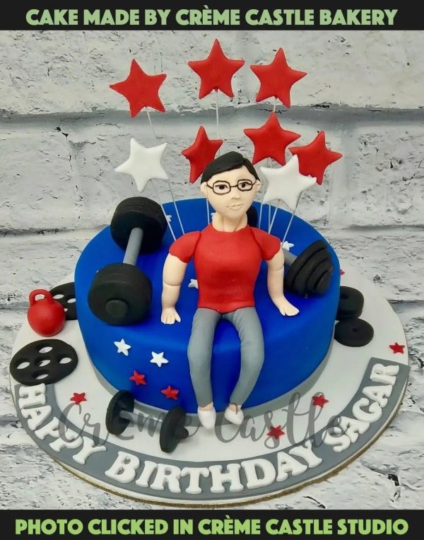 Body Builder Gym Cake For Sale