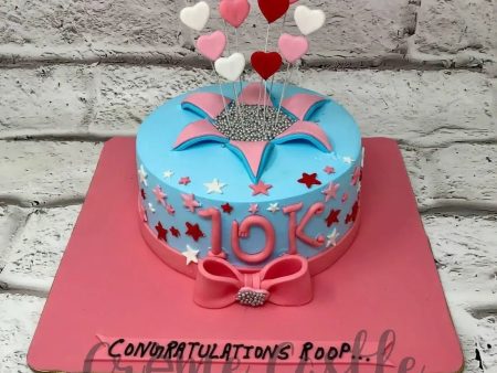 10K Insta Follower Design Cake Supply