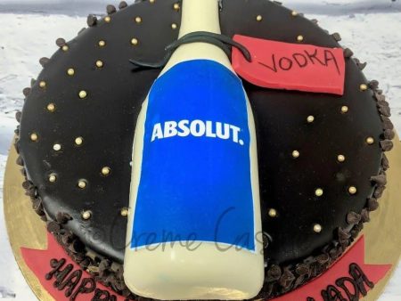 Vodka Theme Cake For Cheap