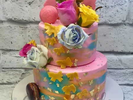 Crown Macaron Cake Sale