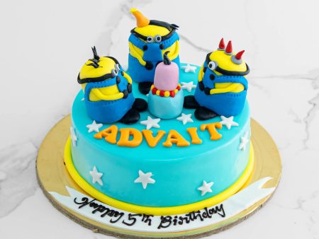 3 Minions Cake Discount