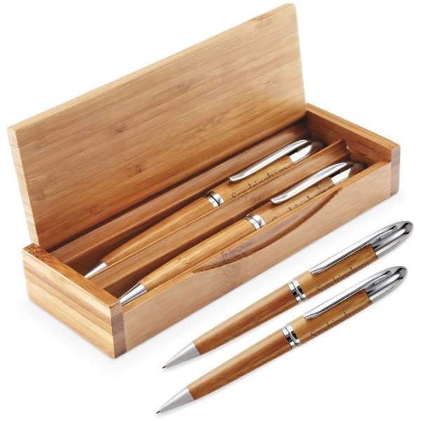 Altitude Unity Ball Pen & Pencil Set - Natural For Cheap