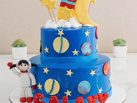 2 Astronauts Cake For Sale