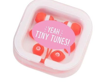 Tiny Tunes Earphones- red on Sale