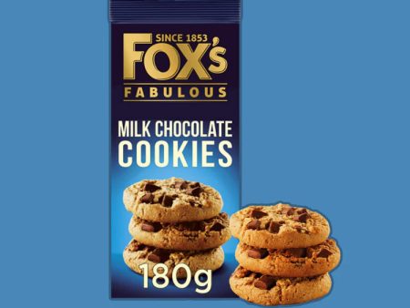 Fox s Fabulous Milk Chocolate Cookies, 180g Online Hot Sale