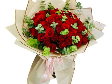 50 Stems Red rose Sale