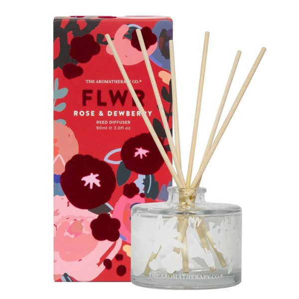 The Aromatherapy Co - FLWR Reed Diffuser - Rose & Dewberry, 90ml Cheap