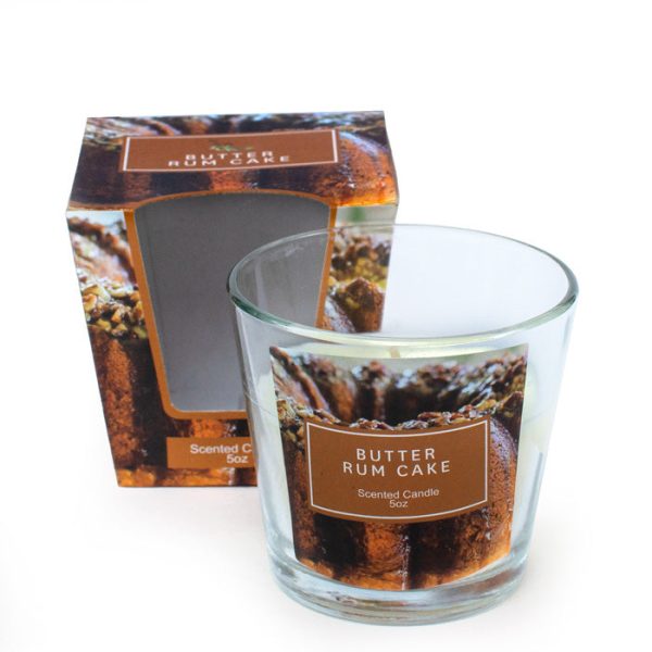 Butter Rum Cake Cup Scented Candle 5oz Online Hot Sale