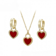 Ivy Charm Earrings and Necklace Set Hot on Sale