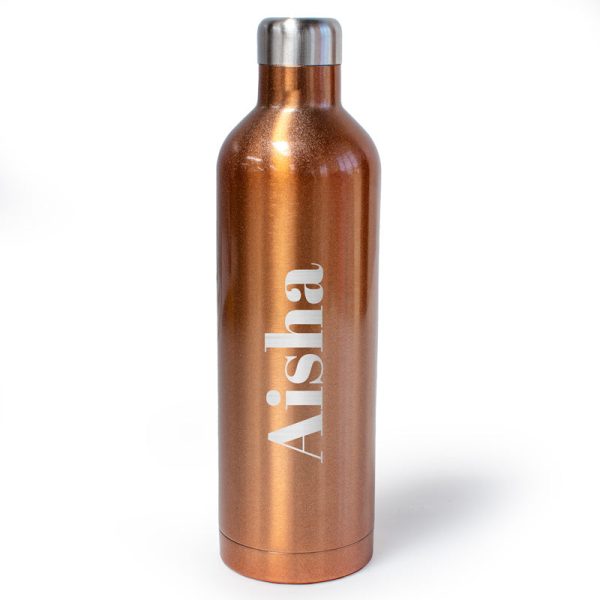 Personalised Rose Gold Hydro Bottle-500ml Discount