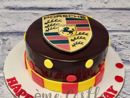 Porsche Theme Cake For Cheap