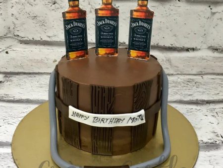 Whiskey Bottles Cake For Cheap