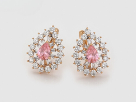 Olivia Pink Earrings Set For Sale