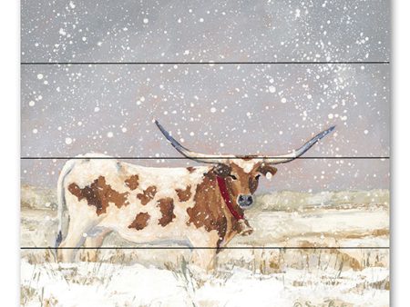 BAKE269PAL - Longhorn Holiday   - 12x12 Hot on Sale