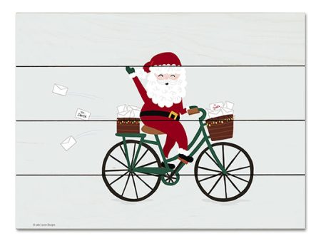 BRO215PAL - Santa Bike - 16x12 Hot on Sale